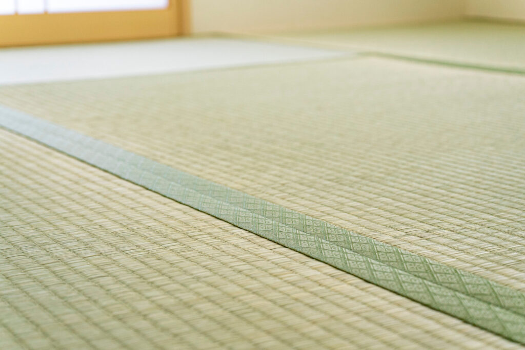 縁のある畳と余白を大切にした和の設え